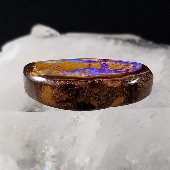 Australian Yowah Opal * 26.47 x 11.90 x 7.05mm * MKO4B7 * Boulder opal cab - Picture 6 of 11